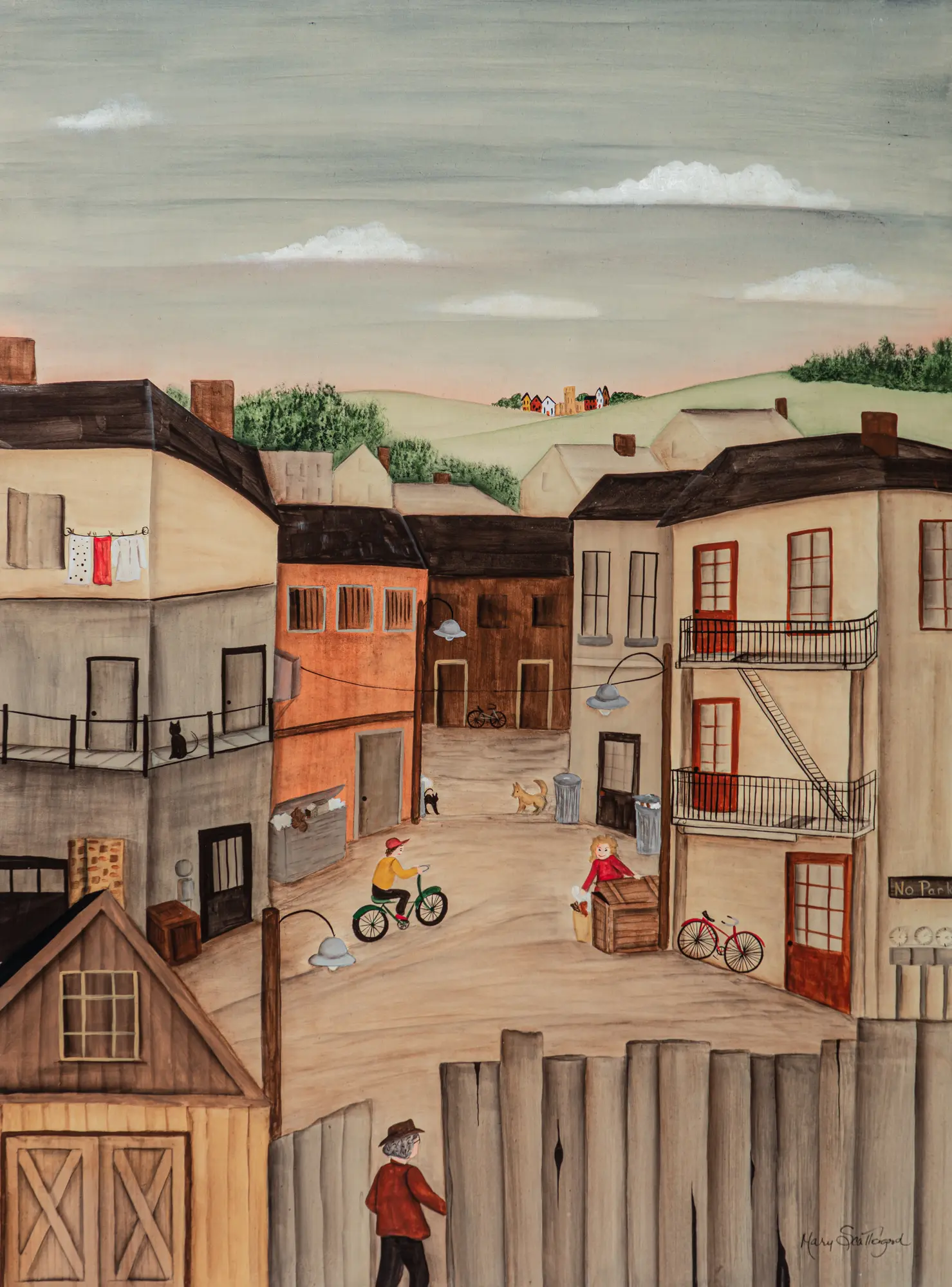 Busy Back Alley